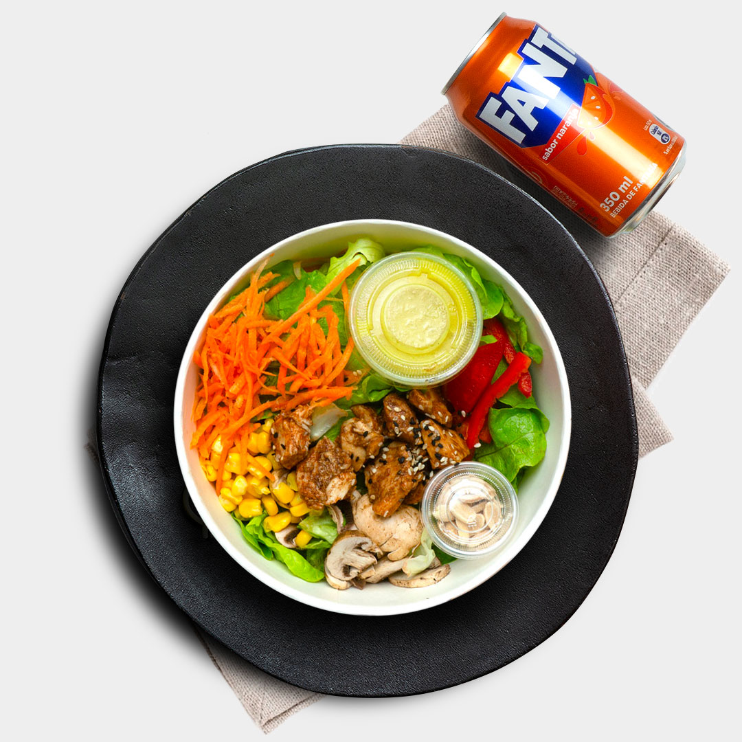 Ensalada Pollo Teriyaki